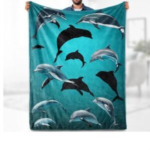 Dolphin Blanket 50" X 60"